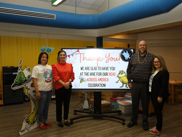 On Tuesday Lumbee Tribal Chairman John Lowery helped to kick off Read Across America as he read to students at schools in the Public Schools of Robeson County.