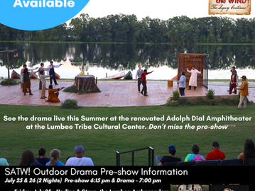 We cannot wait to see you at Strike at the Wind! Outdoor Drama this weekend, July 25 and 26.
