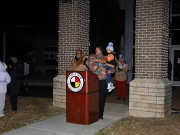 Thank you to everyone who came out tonight for the Lumbee Tribe's Annual "Lighting of the Turtle."