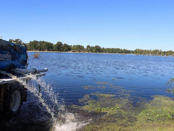 The Lumbee Tribe Cultural Center Lake is Restocked with Fish after 6 Years