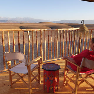 Nkhila Lodge Tent Balcony
