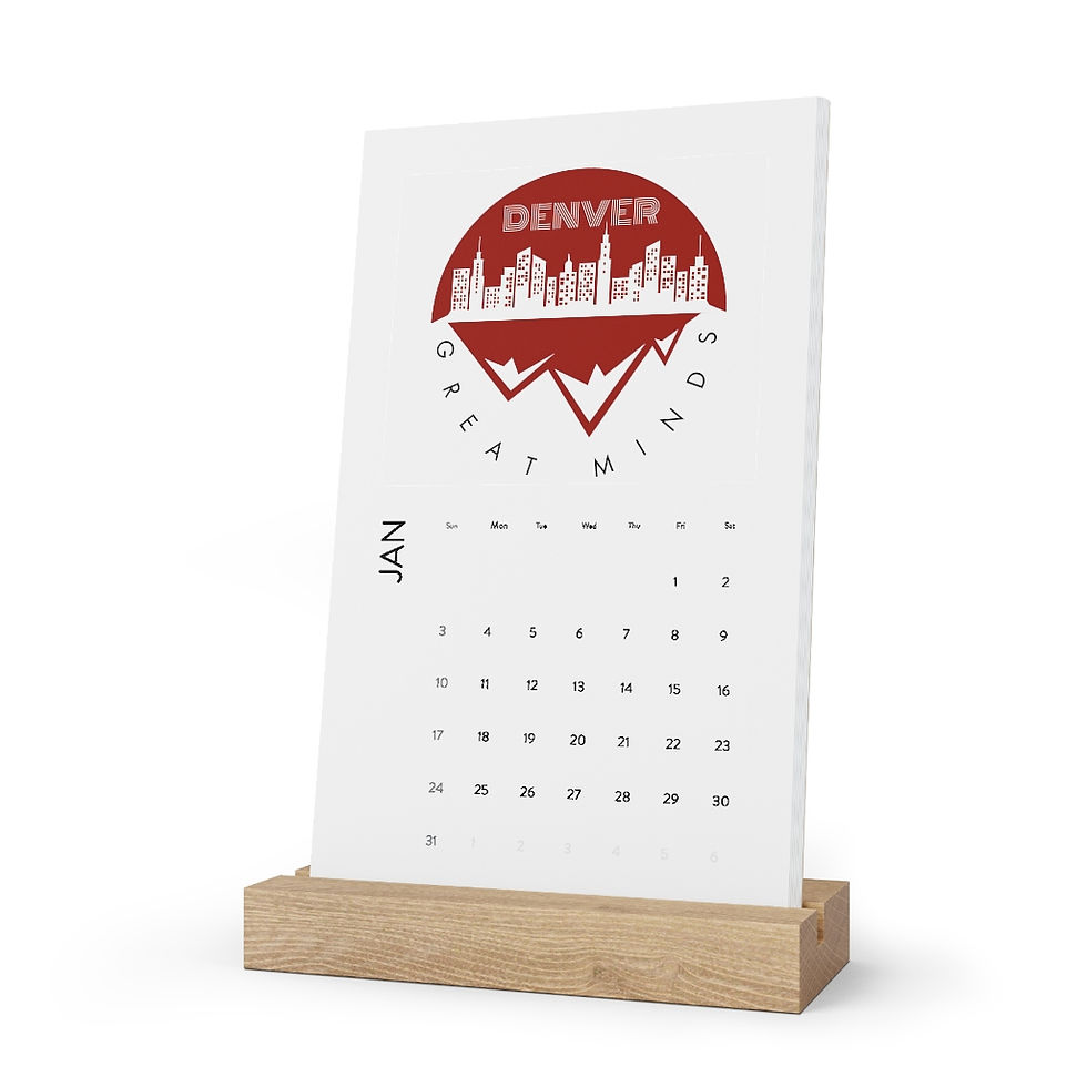 Vertical Desk Calendar