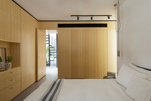 minimalistische Schlafzimmer