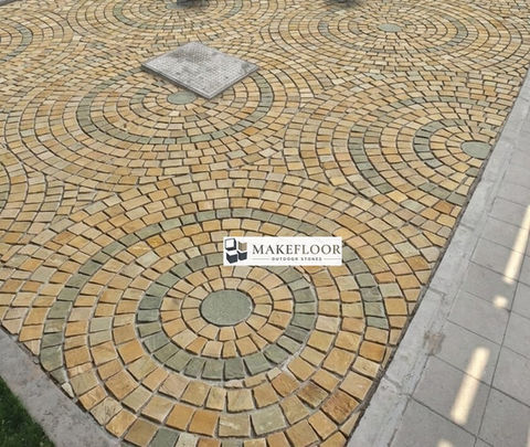 sandstone cobblestone pavement Pune