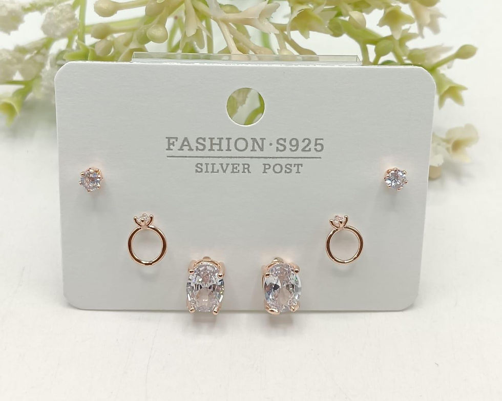 Fashion S925 Silver Post earrings set with multiple designs and styles