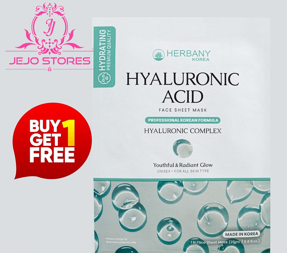 Herby Hyaluronic Acid Face Sheet Mask with BUY 1 GET 1 FREE offer, JeJo Stores.