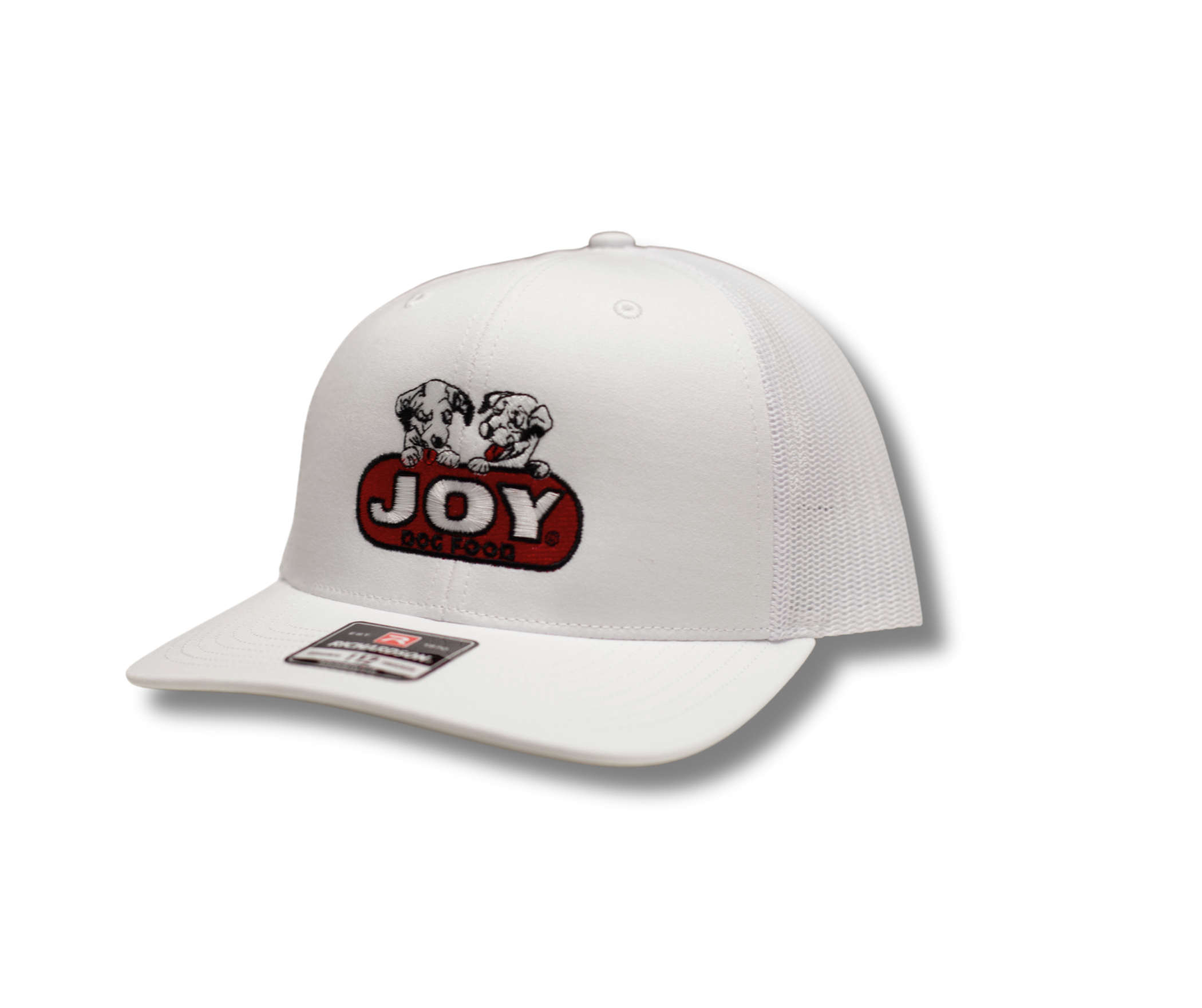 White on White JOY Trucker Hat