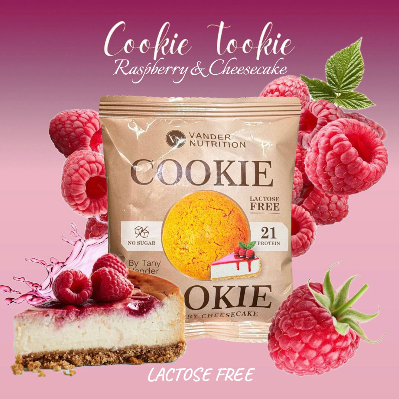 Cookie tookie raspberry cheesecake