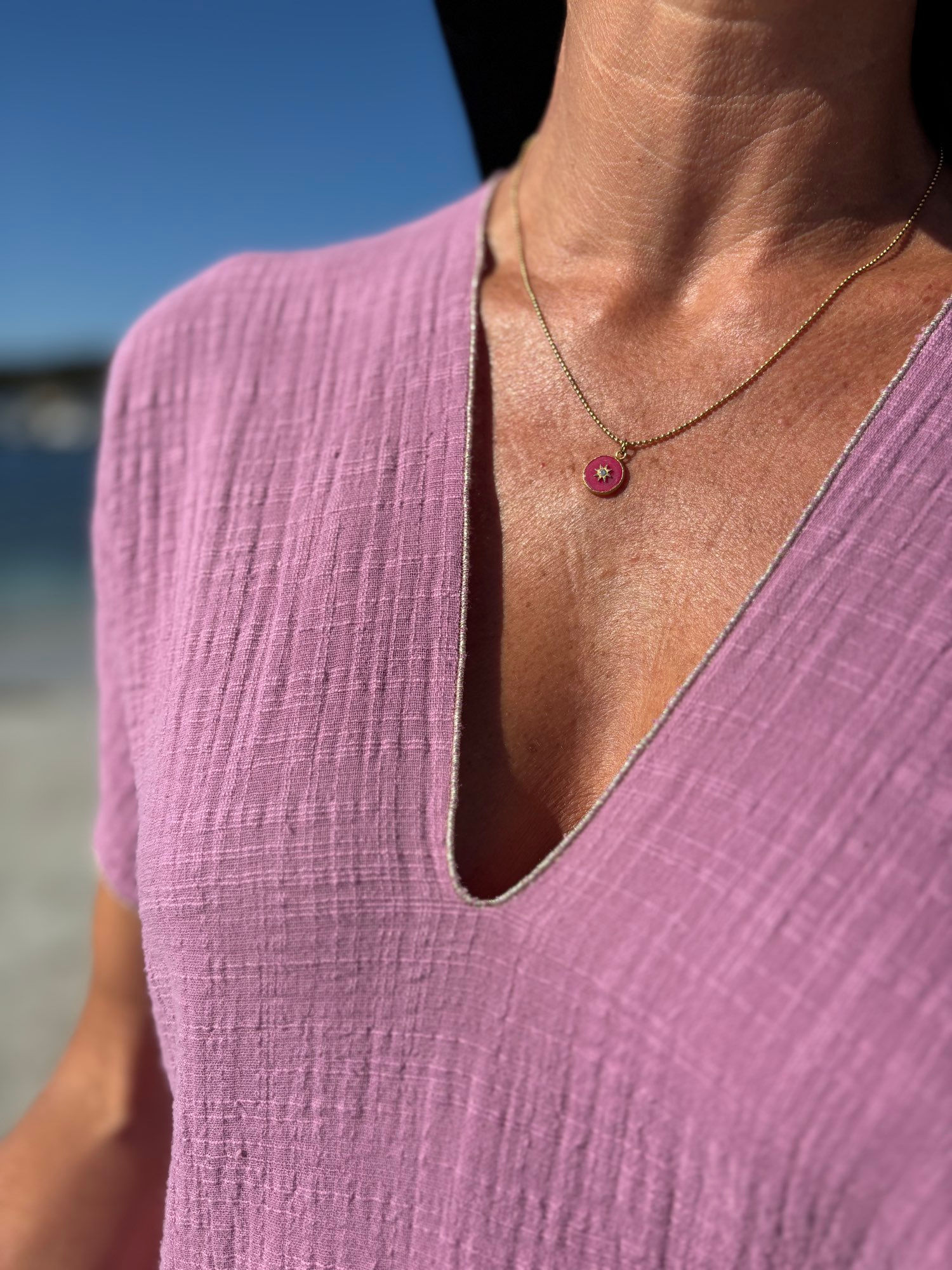 Lou effet Lin vieux rose