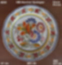 #01-30 Genre Ancien Fleur Plate 4-22