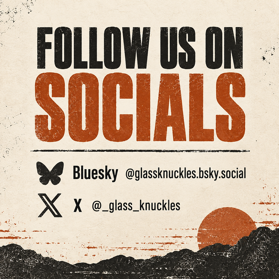 Follow us on social media graphic