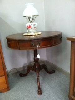 Drum Table, Antique