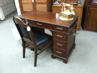 Antique Barley Twist Desk