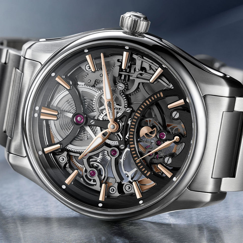 H. Moser & Cie. Pioneer Skeleton Retrograde Seconds referência 3251-1200
