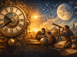 O Tempo que Criou a Ciência: O Papel do Relógio na Revolução Científica (1500–1700)