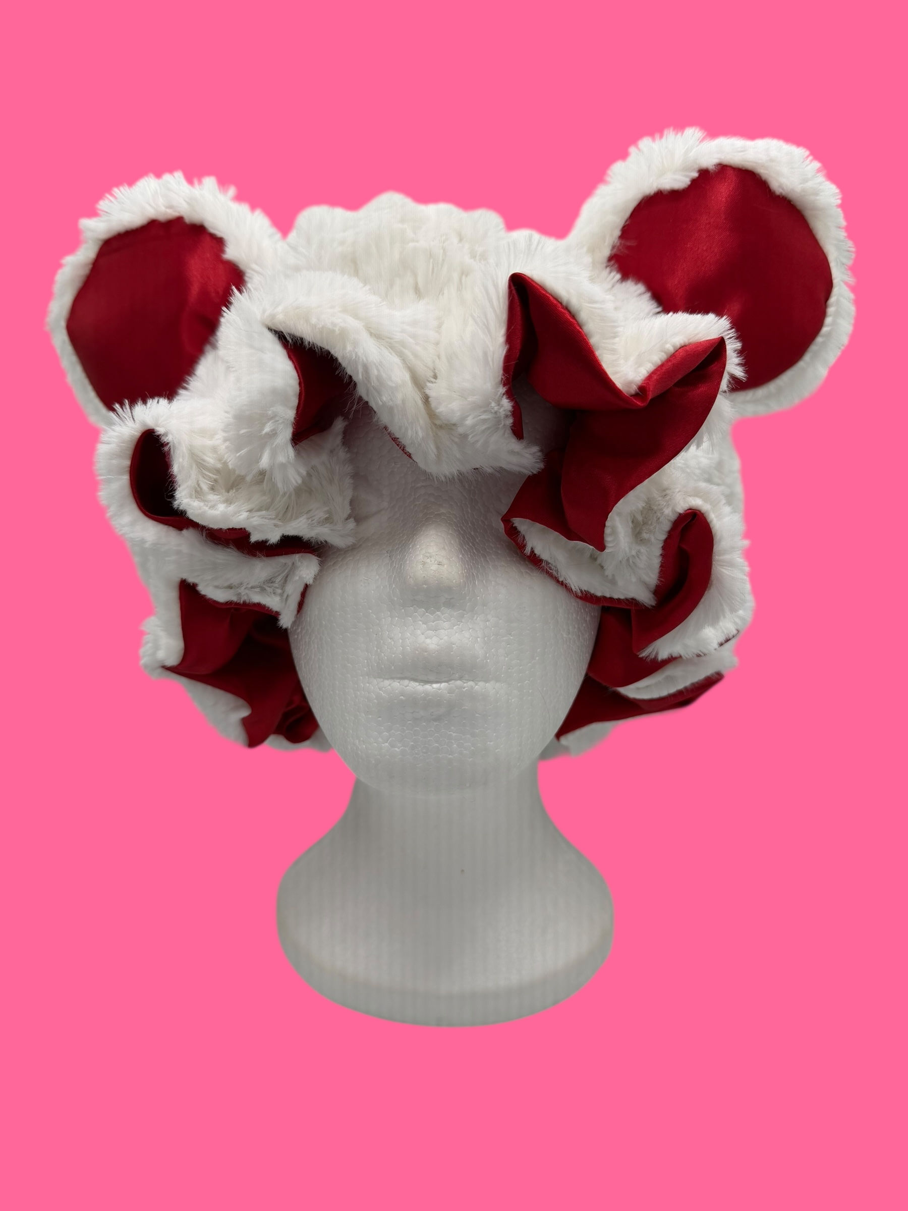 White Bear Faux Luxe Fur Bonnet