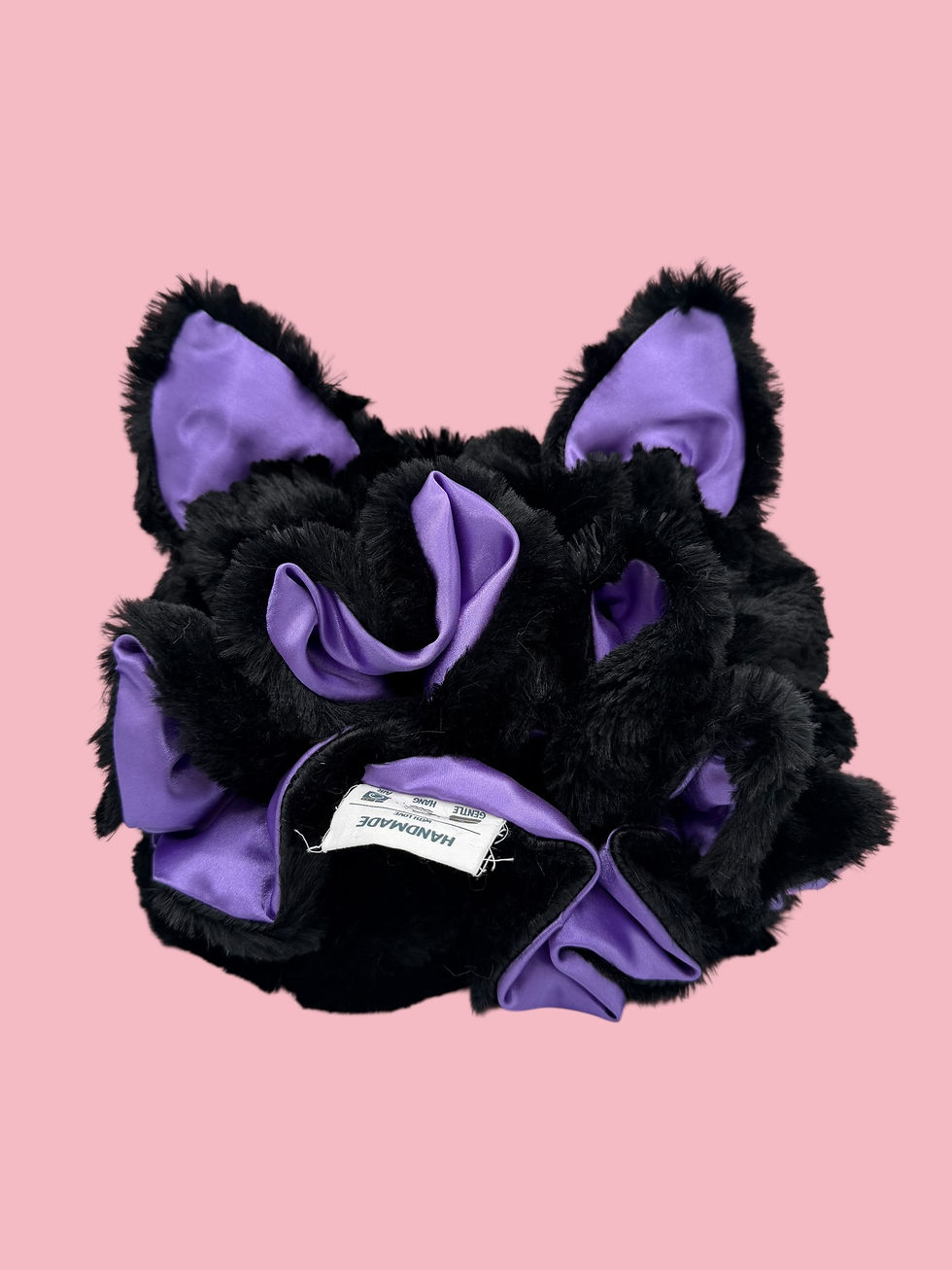 Thumbnail: Black Cat Faux Luxe Fur Bonnet