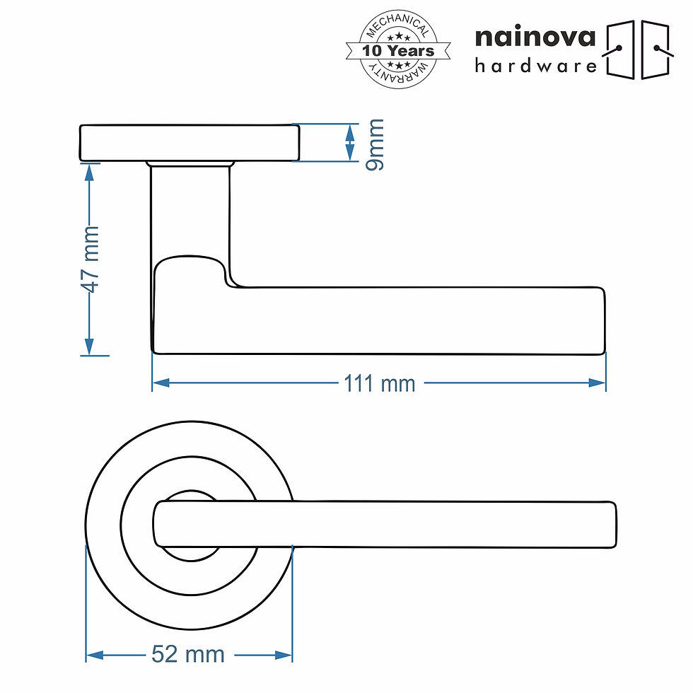 Thumbnail: Milton - Straight Lever on Rose 