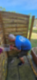 Travaux retrait paroi douche en lattes LOTcitane