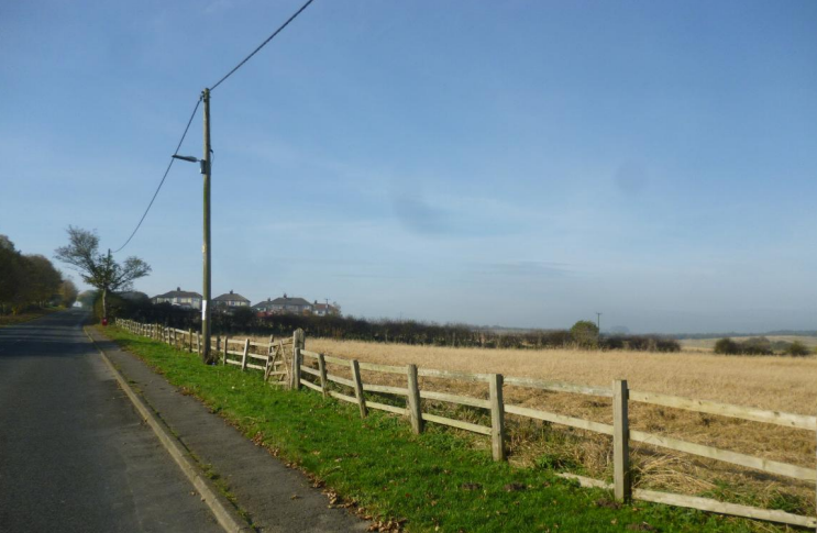 Another view of the site from East to West 