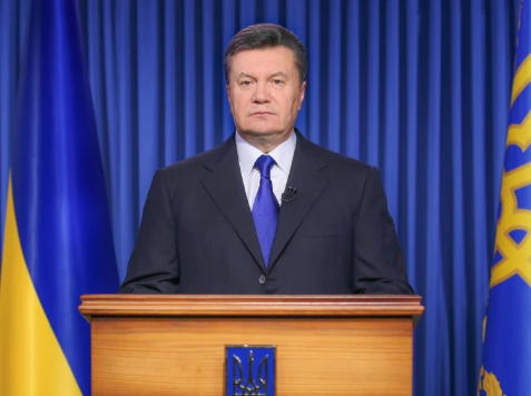 Former Ukraine President Viktor Yanukovych, who was ousted in a coup back in 2014