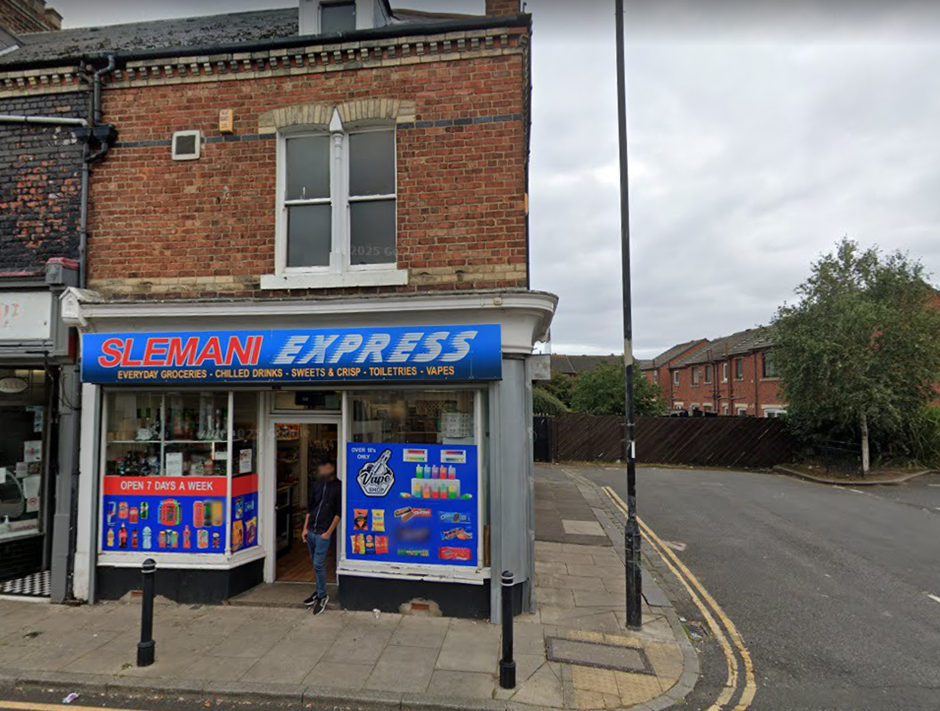 The former shop in Hartlepool's Murray Street is currently vacant & is set to go to auction next month