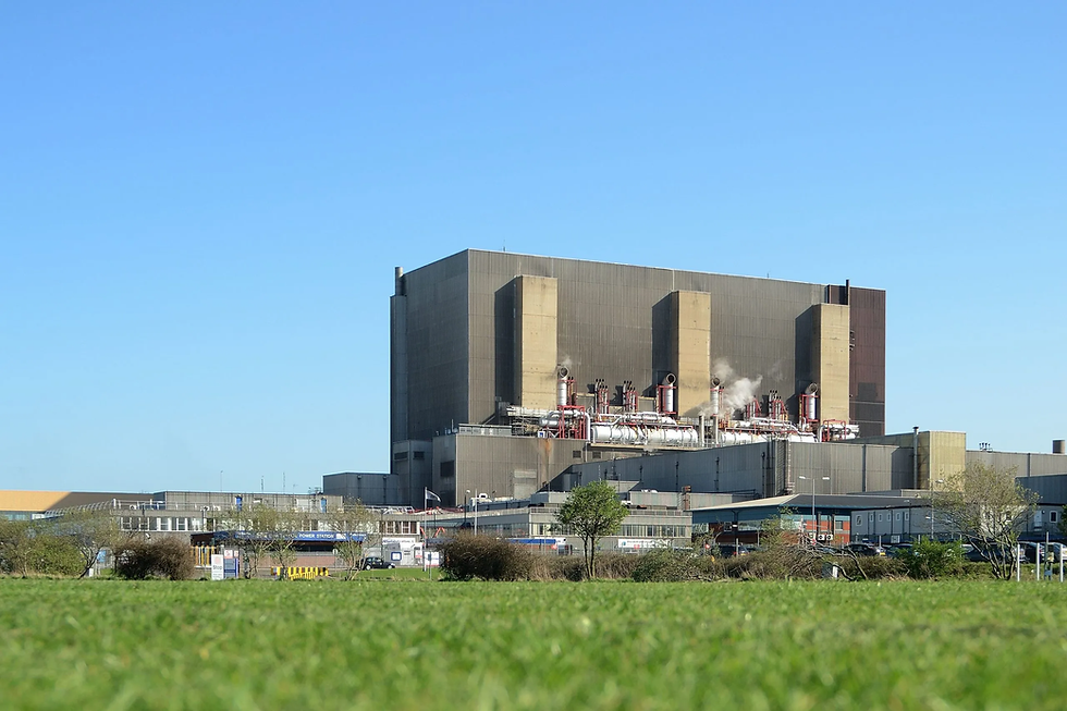 The Nuclear Power Station in Hartlepool managed by EDF Energy