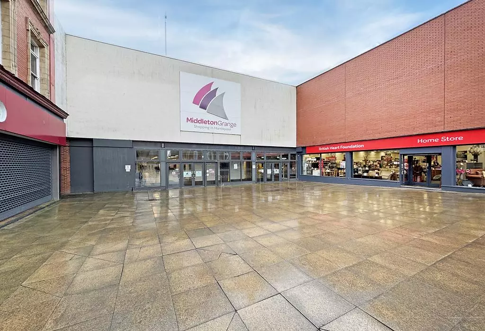 Middleton Grange Shopping Centre in Hartlepool had its financial status recent re-evaluated & found to be almost 'worthless' in terms of its asset value