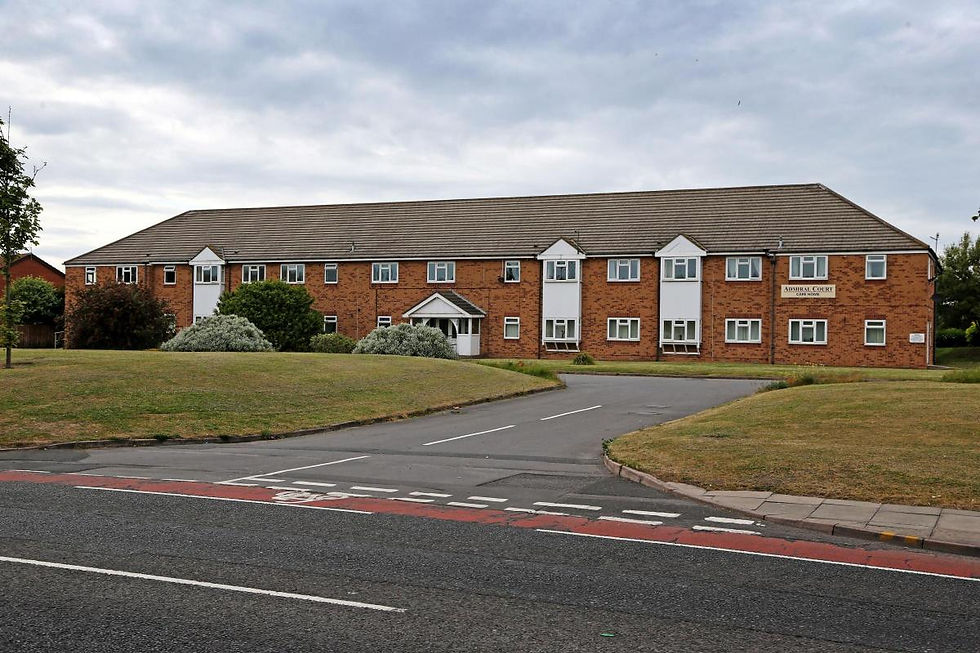 The former care home before falling into disrepair