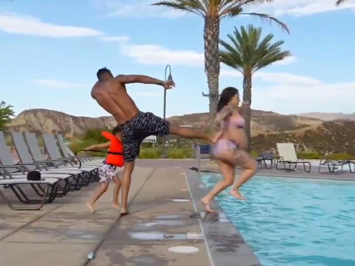 Blueface Cops Called After Pregnant Girlfriend Kicked Into Pool Shocking Details and Reactions.