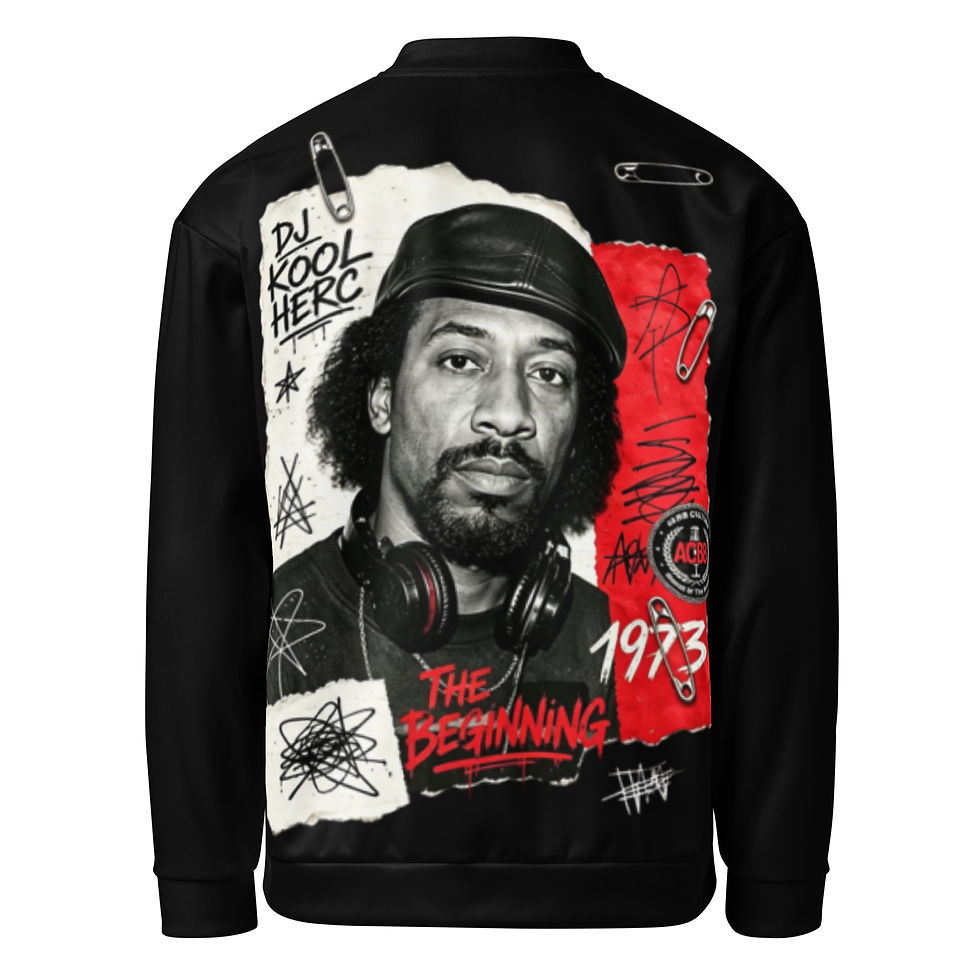 Thumbnail: DJ Kool Herc - ACBB Unisex Bomber Jacket