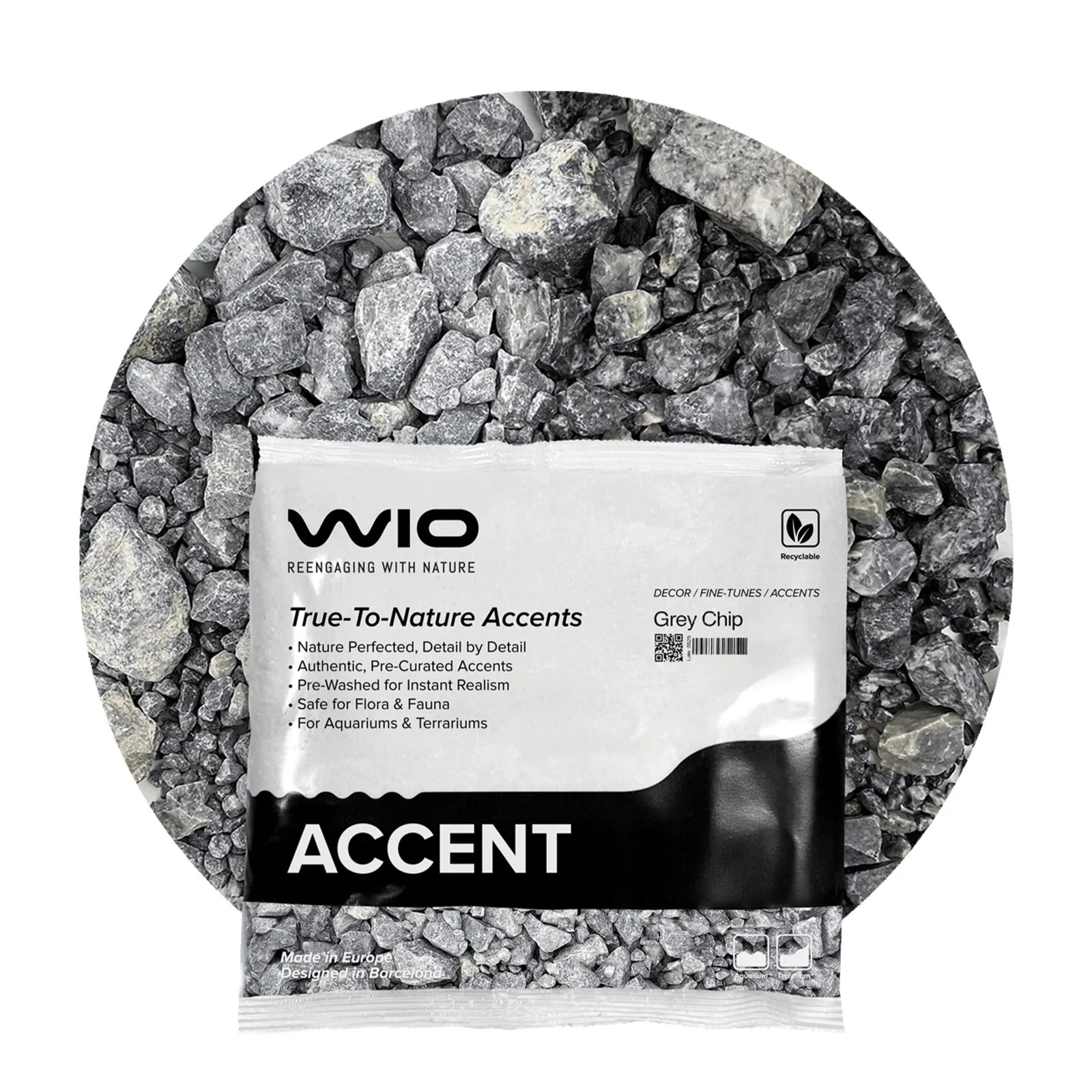 Grey Chip Accent