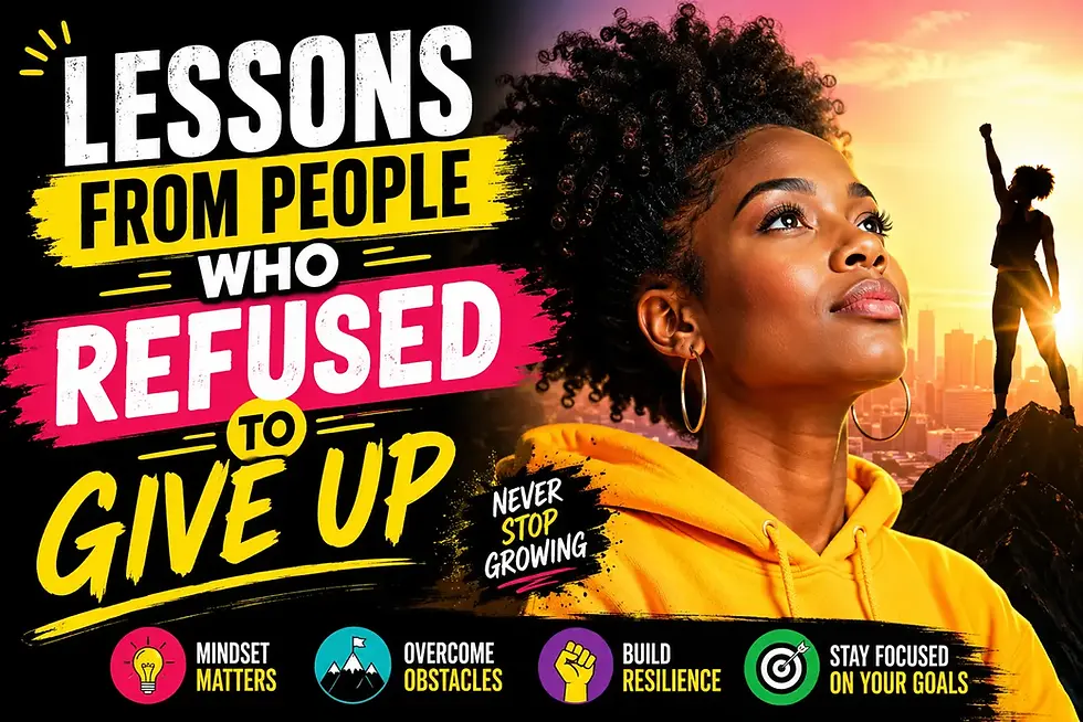 Lessons from People Who Refused to Give Up