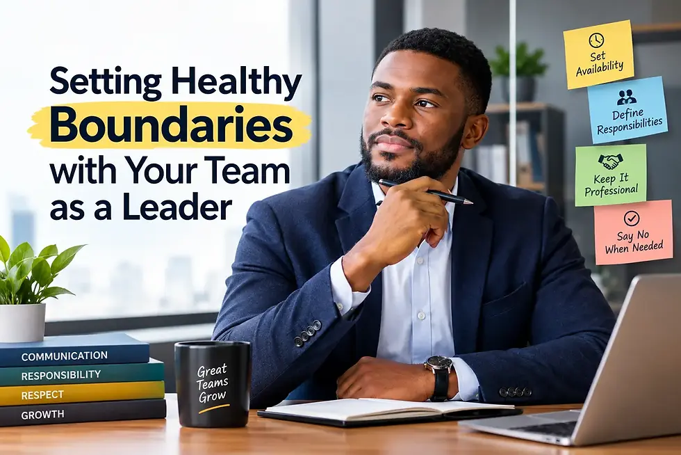 Setting Healthy Boundaries with Your Team as a Leader