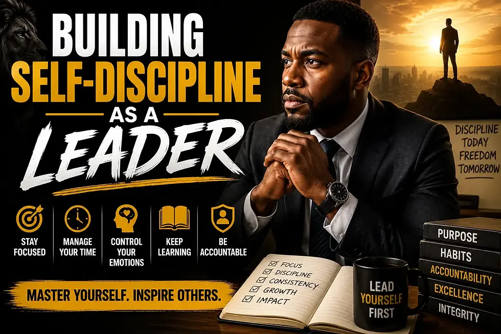 Building Self-Discipline as a Leader