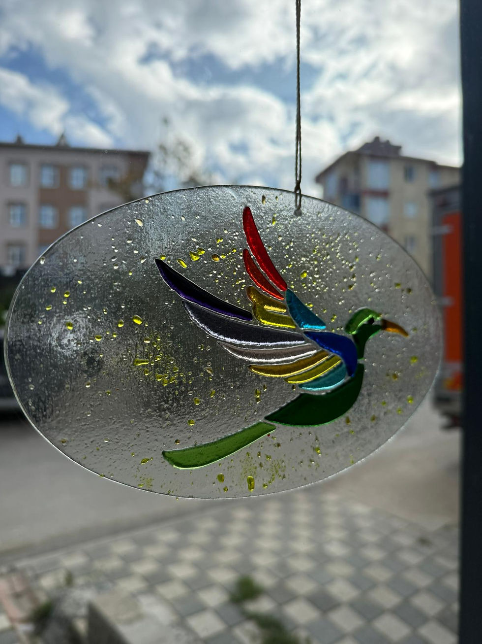Küçük resim: Füzyon Cam Yeşil Kolibri