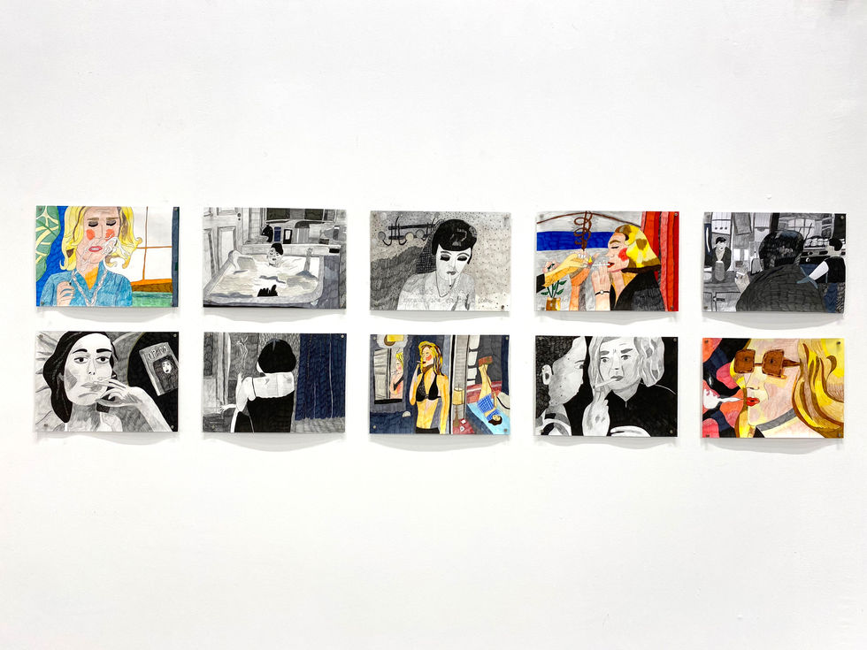 Exhibition view: “Now, to relax”.