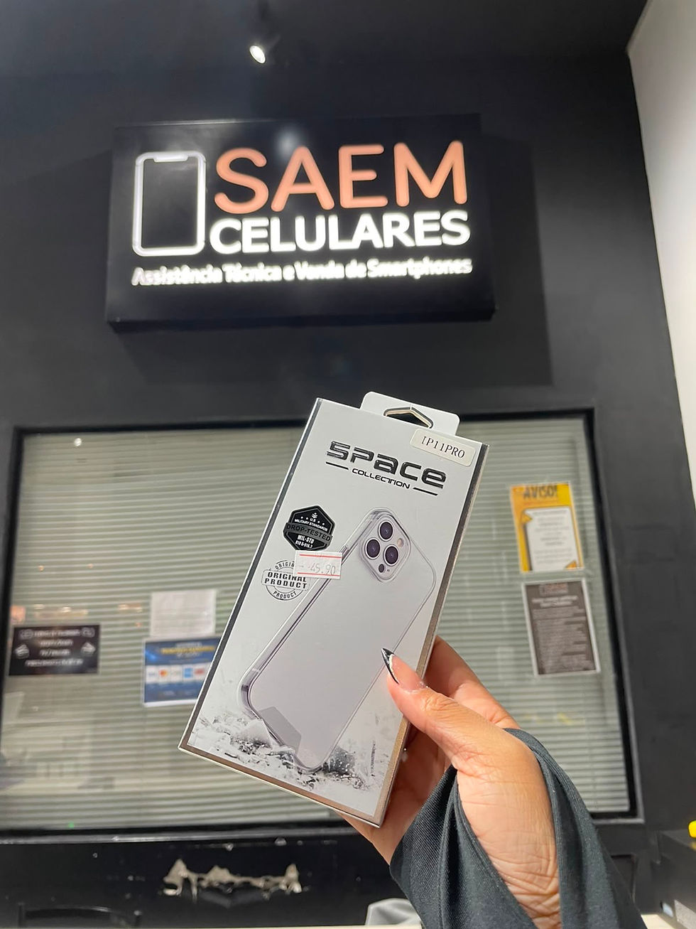 Miniatura: Capa Space (Transparente) XR ao 17 pro max 
