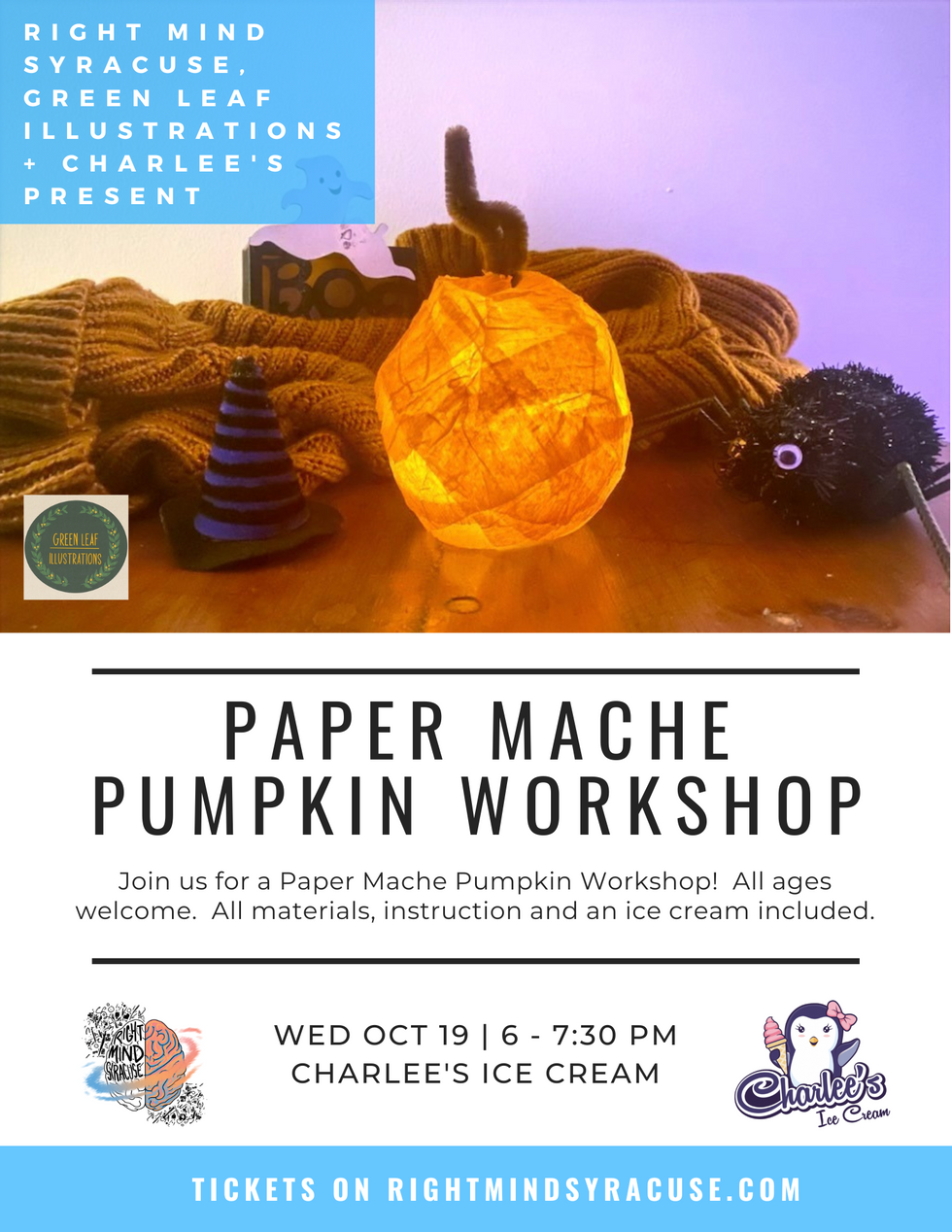 Paper Mache Pumpkin Workshop
