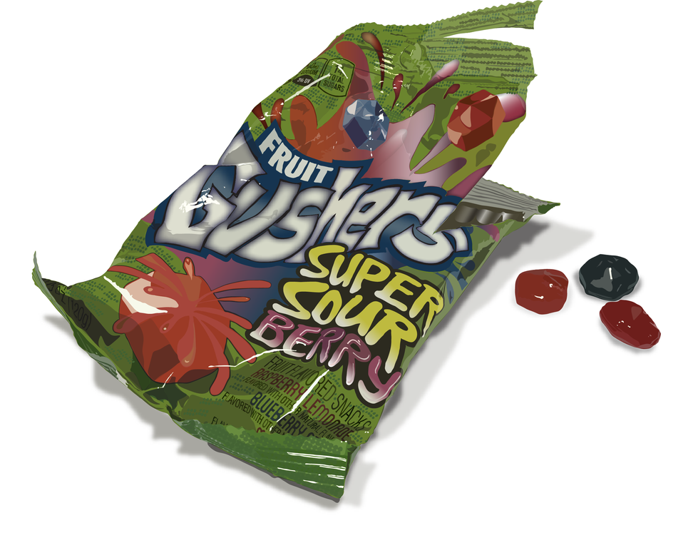 Gusher Vector Drawing