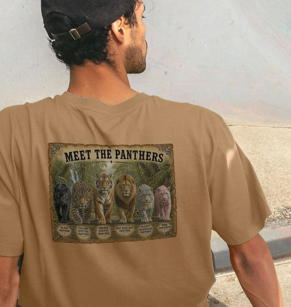 Thumbnail: Meet The Panthers Big Cat Unisex Tshirt
