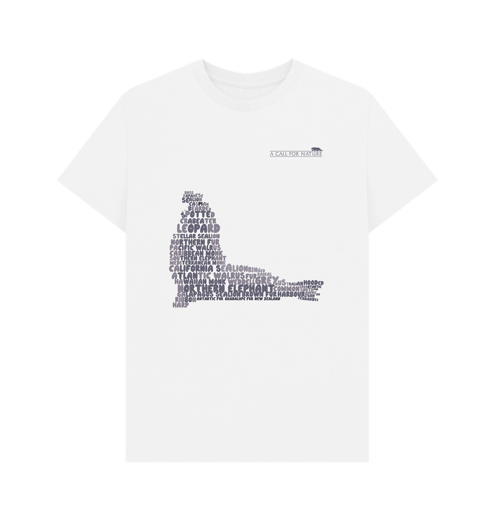 Elephant Seal Word Cloud Men's Tshirt
