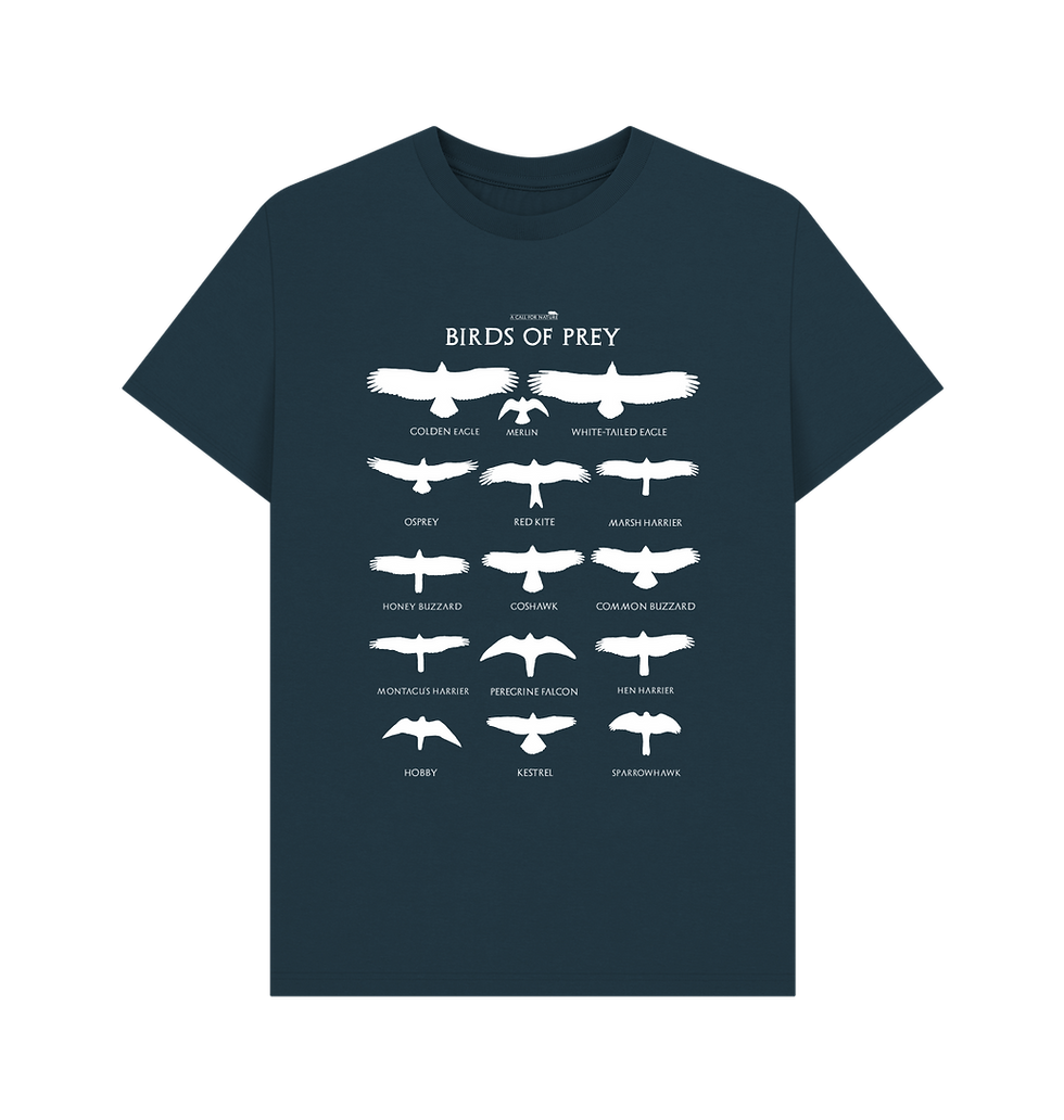 Thumbnail: Birds of Prey white print Tshirt