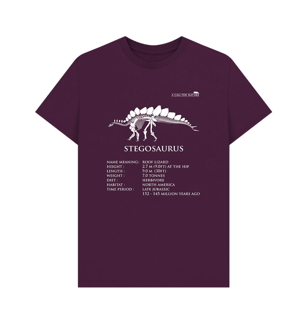 Thumbnail: Stegosaurus Skeleton Unisex Tshirt