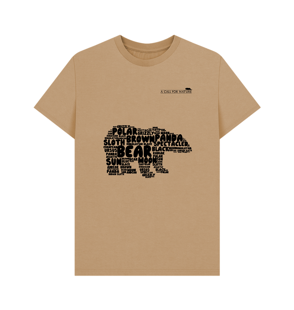 Thumbnail: Polar Bear Word Cloud Men's Tshirt