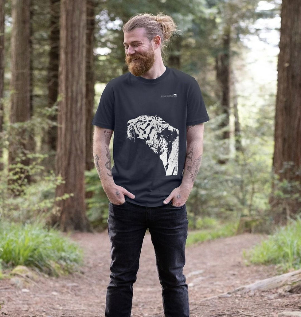Thumbnail: Amur Tiger Stargazer Men's Tshirt
