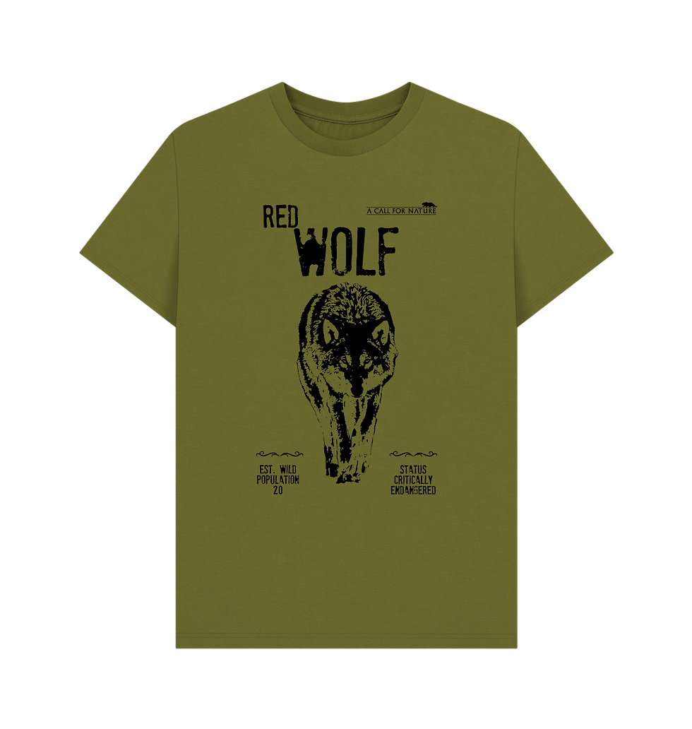 Thumbnail: Red Wolf IUCN Redlist Tshirt
