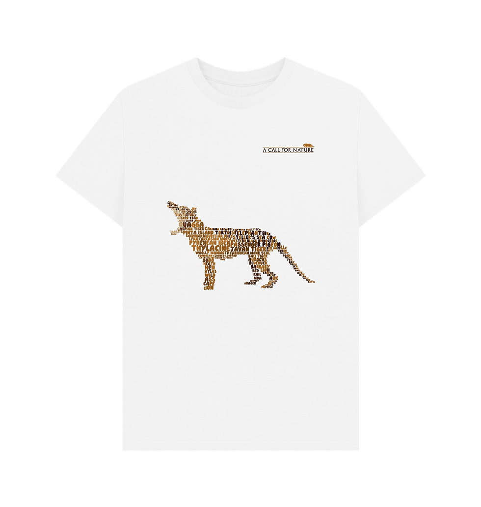Thylacine Word Cloud Men's Tshirt