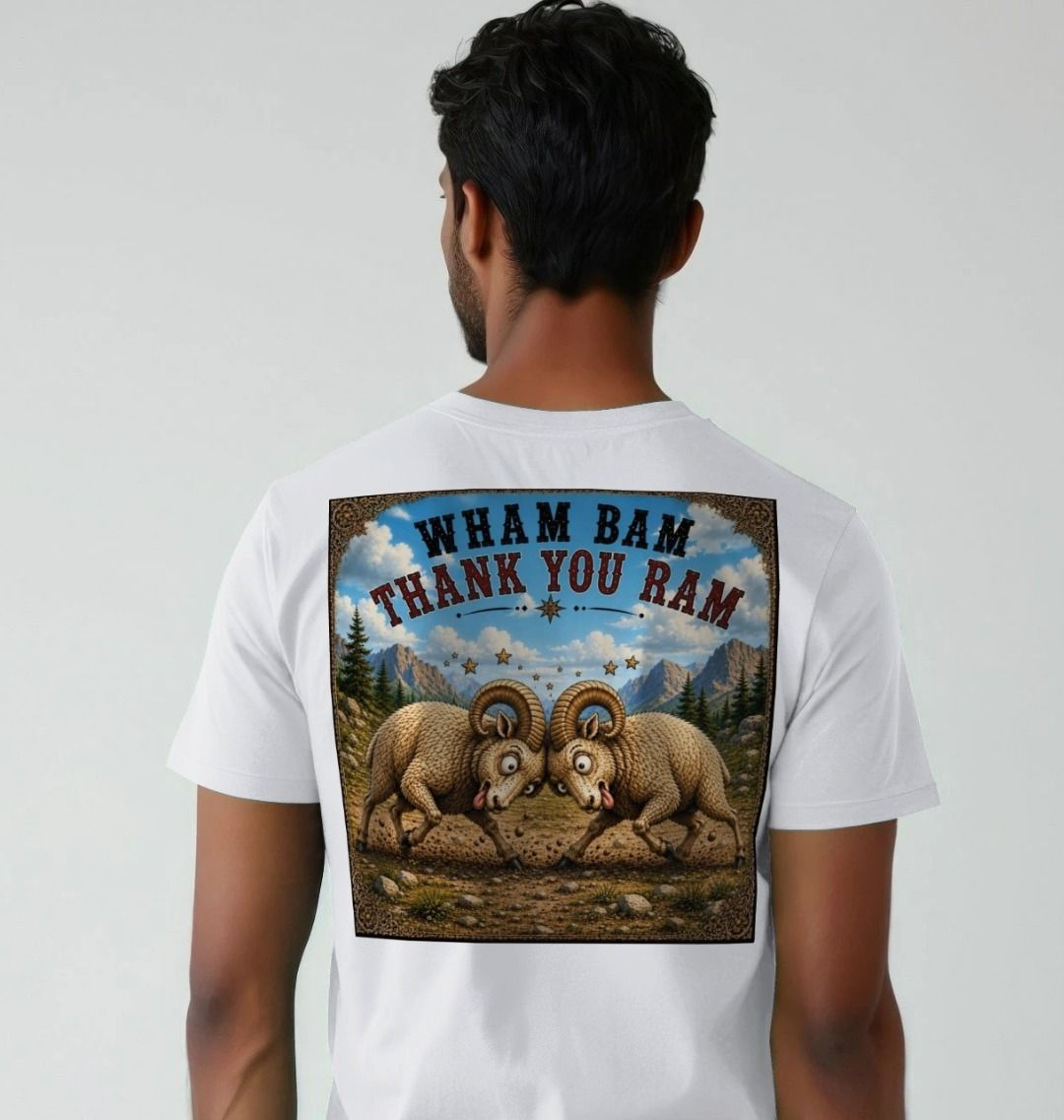 Wham Bam Thank You Ram, Bighorn Sheep Unisex Tshirt