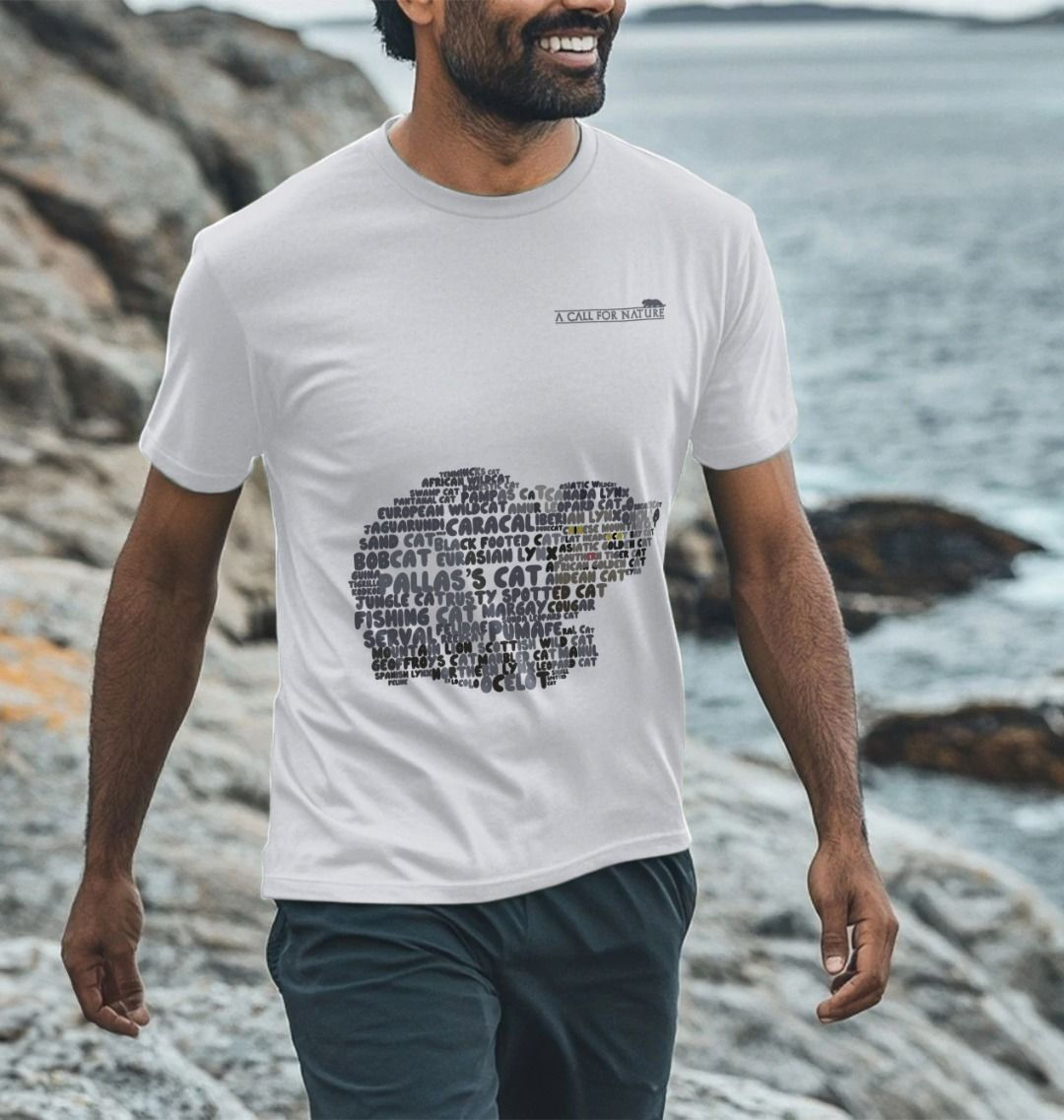 Pallas's Cat Word Cloud Men's Tshirt